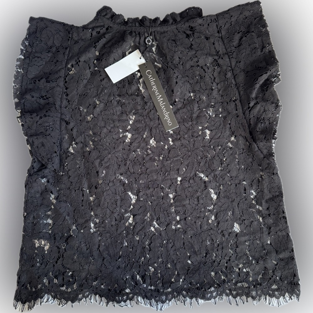 Catherine Malandrino Lace Blouse - Picture 2 of 8